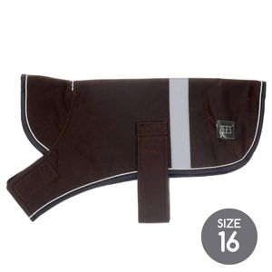 Zeez Dapper Dog Coat Size 16 (41Cm) Oil Skin 