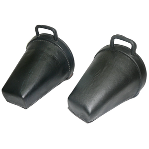 Eureka Childs Leather Clogs - BLACK