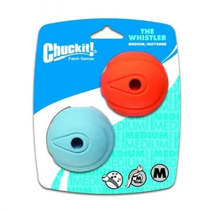 Chuckit! Whistler Ball Medium 6Cm - 2Pk