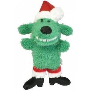 Multipet Christmas Loofa Dog - Mini Green 15Cm