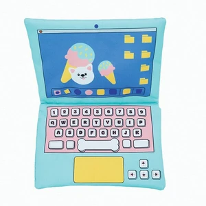 Hugsmart Fuzzy Friendz Dog Toy Bark To School Laptop 22X15X1Cm
