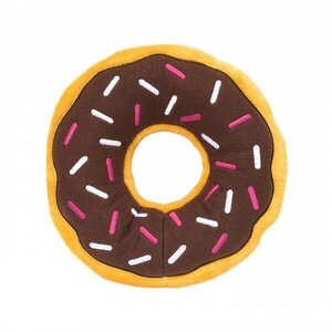 Zippy Paws Jumbo Donutz - Chocolate 26.5x6.5cm