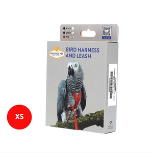 Prestige Bird Harness And Leash Red - Xs (110-190G)