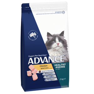 Advance Healthy Ageing Adult 8+ Chicken Dry Cat Food 2kg