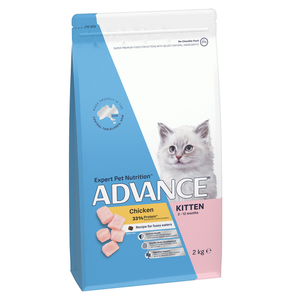 Advance Kitten Chicken Dry Cat Food 2kg