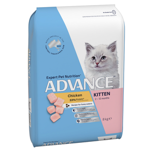 Advance Kitten Chicken Dry Cat Food 8kg