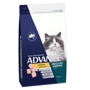 Advance Healthy Ageing Adult 8+ Chicken Dry Cat Food 4kg