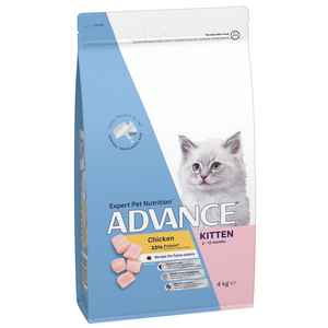 Advance Kitten Chicken Dry Cat Food 4kg