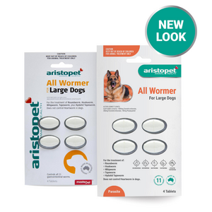 Aristopet Allwormer for Large Dogs 20kg Tablets 4 pack