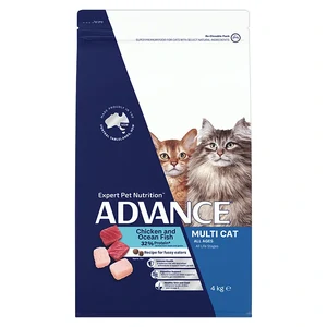 Advance Multi Cat Chicken & Ocean Fish Adult Cat Food advance multi cat, advance chicken ocean fish, advance multicat, advance all ages dry cat food, aafco all lifestages cat, australian made cat food, advance multy cat, advnace cat food