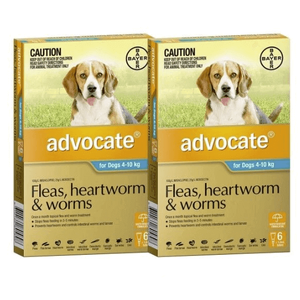 Advocate Dog Aqua Medium for dogs 4-10kg 12pk 