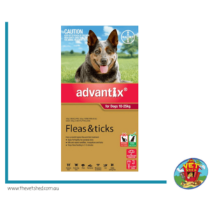 Advantix Red for Dogs 10 - 25kg 3pk
