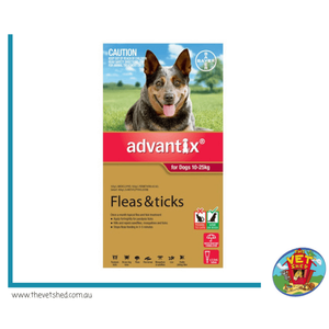 Advantix Red for Dogs 10 -25kg Red 6pk