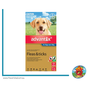 Advantix Blue Extra Large Dogs over 25kg 6pk