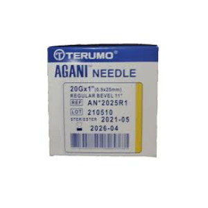 Terumo Agani Needles Box of 100 - 20G 1 INCH