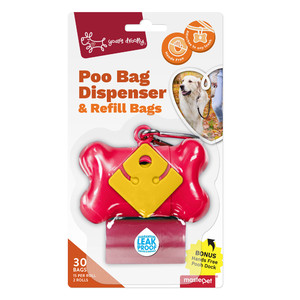 Yours Droolly Poo Bag Dispenser and refill