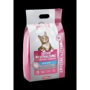 T&T Odour Neutralising Anti-Bacterial Crystal Litter 7lt/2.7kg - Fresh Scent