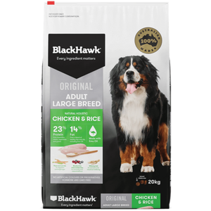 BlackHawk Canine Large Breed Adult Chicken & Rice 20kg