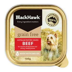 BlackHawk Canine Grain Free Beef Cans 9 x 100g