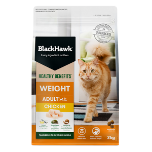 BlackHawk Adult Cat Weight Management Chicken Dry Food 2kg