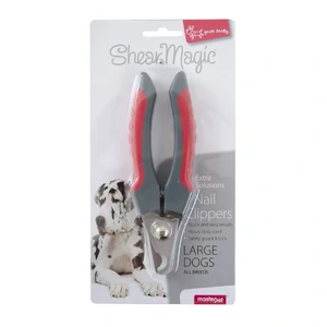 Shear Magic Nail Clipper Medium & Large Dogs shear magic nail clippers, dog nail clippers, large dog nail trimmer, pet nail cutter, stainless steel nail clipper, dog grooming tools, nail clippers with safety guard, medium large dog clippers, pet grooming accessories, shear magic grooming