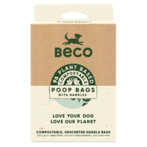 Beco Home Compostable Poop Bags with Handles 96pk