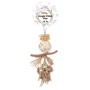 Beak Joy Jungle Climb Vine Bird Toy beak joy jungle climb vine, bird climbing toy australia, parrot chew toy natural, bird enrichment toy, cockatiel climbing toy, conure chew toy
