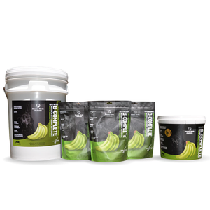 BFA B-Complete Canine Banana Crush B-COMPLETE Canine Crush, green banana dog supplement, natural gut health for dogs, dog meal topper, prebiotic supplement for dogs, improve dog digestion, dog supplement for coat health, calm dog supplement, canine immune support, dog gut health powder