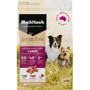 BlackHawk Canine Grain Free Lamb [Size: 2.5kg]