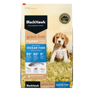 BlackHawk Puppy Grain Free Ocean Fish Dry Food