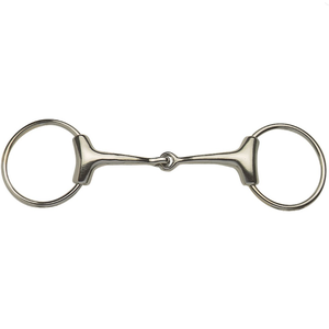 Loose Ring Eggbutt Snaffle Bit - COB loose ring eggbutt snaffle bit, cob size horse bit, 12.5cm snaffle bit, chrome plated horse bit, no pinch snaffle bit, horse tack for cob, gentle snaffle bit, horse riding bit, equestrian tack snaffle