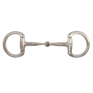 Eggbutt Snaffle Bit with Flat Rings - FULL eggbutt snaffle bit, stainless steel horse bit, thin mouth snaffle, flat ring snaffle bit, horse riding bit, dressage snaffle bit, stable horse bit, non pinching snaffle