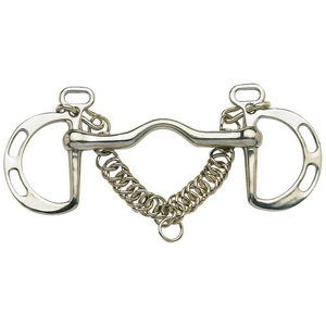 Kimblewick Bit wtih Slotted Cheeks & Port Mouth  