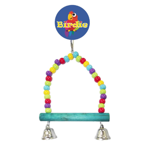 Birdie Small Beaded Swing with Bells
