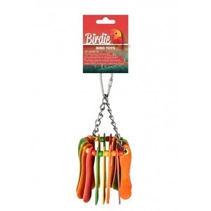 Birdie Rainbow Popsicle Hanging Toy 17x8cm