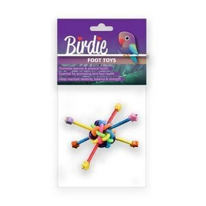 Birdie Shiny Stars Foot Toy 13cm