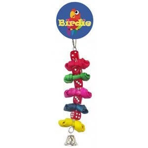 Birdie Medium Wooden Bone and Dice Display