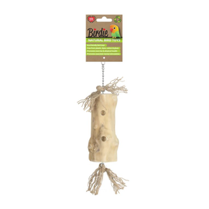 Birdie Naturals Foraging Trunk 30 x 8cm bird foraging toy, natural bird toy, eco friendly bird toy, Birdie Naturals toy, parrot foraging toy, enrichment toy for birds, natural avian toys, bird cage accessories