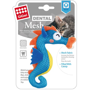 GiGwi Dental Mesh With Catnip Seahorse