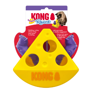 KONG Cat Rewards Rocker Cheese KONG Cat Rewards Rocker Cheese, KONG cat toy, interactive cat feeder, treat dispensing toy, puzzle feeder, catnip toy, enrichment toy
