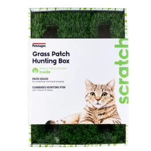 Petstages Grass Patch Hunting Box Cat Toy