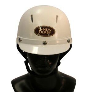 New Derby Safety Helmet Small (50-53cm) White - November 2021 date of manufacture  Priced to Clear 