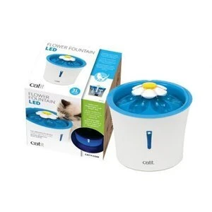  Catit 2.0 Senses Flower Water Fountain 3ltr with LED Light Indicator