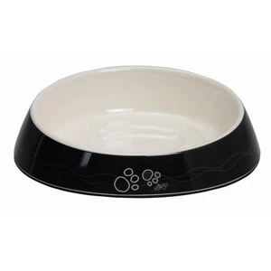 Rogz Fishcake Cat Bowl Black Paws
