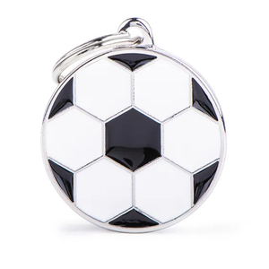 My Family ID Tag Charm - Soccer Ball Large