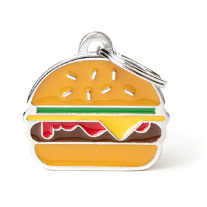 My Family ID Tag Food - Burger