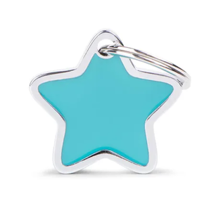 My Family ID Tag Charm - Star Small