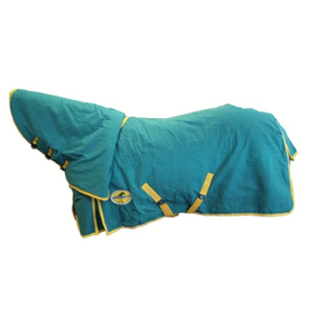 *CLEARANCE* Horse Master Canvas Ripstop Combo - Green w/Yellow Trim 5'6"/168cm 