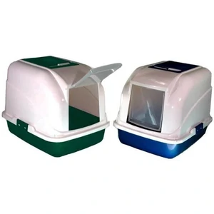 Showmaster Hooded Cat Litter Tray showmaster hooded cat litter tray, hooded cat litter box, covered cat litter tray, cat litter tray with lid, cat litter box australia, privacy cat litter tray, enclosed cat litter tray, odour control litter tray, carbon filter litter box, cat toilet box, 