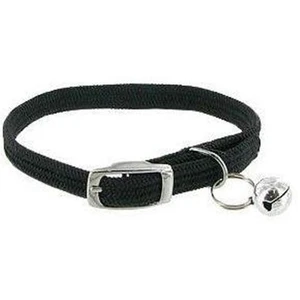 Cat Collar Nylon Stretch Black